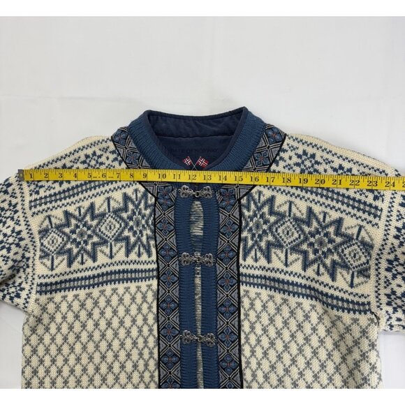 DALE OF NORWAY Cardigan Sweater Womens Large Metal Clasps * FOR REPAIR * READ - Picture 9 of 14